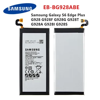 Originalni SAMSUNG EB-BG928ABE 3000mAh baterija Za SAMSUNG GALAXY S6 Rob Plus + G928 G928F/G G928T G928A G928I G928S G9287 +Orodja