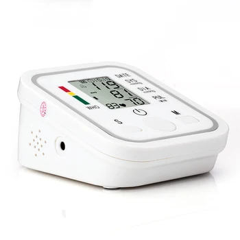 Zdravstveno Nego na domu Digitalni Lcd nadlaket Krvni Tlak Spremlja Srčni Utrip Meter Pralni Tonometer za Merjenje Samodejno