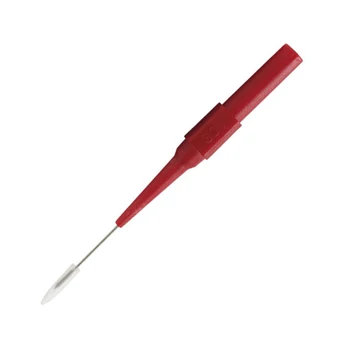 10PCS Rdeča/Črna 4 mm Banana Vtičnica Izolacija Prebijalnih Igel nedestruktivne Pin Testnih Sond Za Tester Etmultimeter