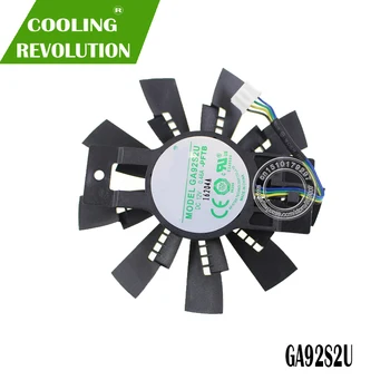 GA92S2U DC12V 0.46 A 4PIN grafike ventilator za Zotac GTX1070 GTX1070Ti GTX1080 AMP EXTREME