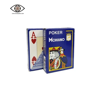 Modiano označena igralne karte za anti goljufija poker analyzer plastičnih čarovniških trikov krovi 4 kotu poker velikost kartice za čarovniških trikov