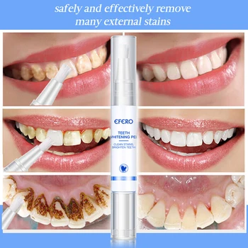 EFERO Beljenje Zob Pero Čiščenje, Serum, Odstranjevanje zobnih Oblog Zobne Madeže Orodij, Bele Zobe Ustno Higieno Zob Zob Pero Dentes