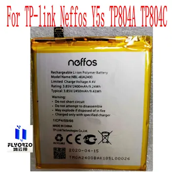 New Visoke Kakovosti 2400mAh NBL-40A2400 Baterija Za TP-link Neffos Y5s TP804A TP804C Mobilni Telefon