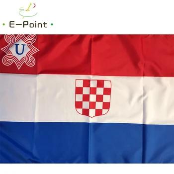 Zastava Hrvaške 1941-1945 2*3 m (60*90 cm) 3*5 m (90*150 cm) Velikost Božični Okraski za Dom Zastava Banner Darila