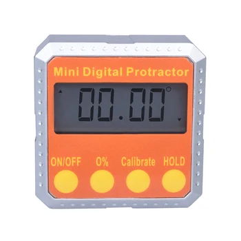 Novi Mini Digital Merilnikom. 360-Stopinjski Digitalni LCD Inclinometer Elektronske Ravni Polje Dvojno Magnetno Osnovna Orodja za Merjenje