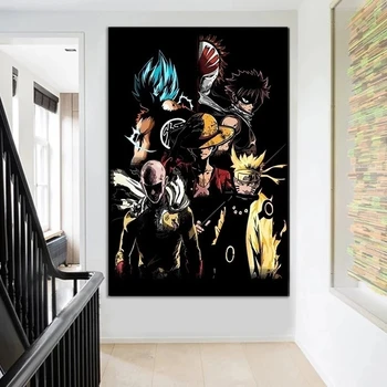 Sodobna Umetnost Plakata Anime Naruto Platno, slikanje in Tiskanje Zidana Natisni Plakat Steno Doma Dnevna Soba Dekoracijo Sten Slikarstvo