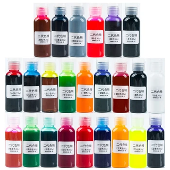 24 Barve, Velike Steklenice 30ml Smolo Pigment Kit Pregleden Epoksi UV Smolo Barvanje Barvilo, Pigment Barvilo Izginja Odpornost