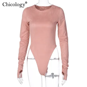 Chicology antilop, dolg rokav obleka lady elegantno seksi telo 2020 ženske jesensko zimska oblačila bodycon ulične mode obleke