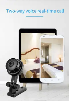 Brezžični Mini WIFI IP Kamero 720P Cloud Storage Ir Nočno Vizijo Smart Home Security Baby Monitor Zaznavanje Gibanja