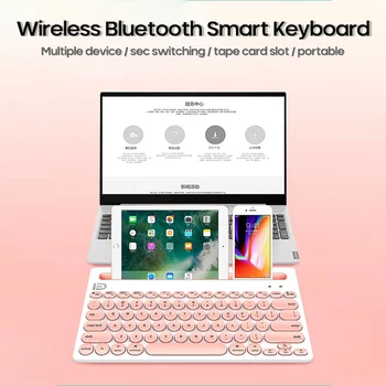 Prenosni Bluetooth Brezžično Tipkovnico Za IPad/IPhone/Macbook Tablet PC MINI Tipkovnica Za Android, IOS, Windows Home Office Tablet