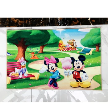 Disney Mickey Miške Minnie Preprogo, Otroci, Otroci, ki se Plazijo Igre Mat Spalnica Dekor Preprogo Zaprtih Dobrodošli Mehko Štiri Sezone Mat darilo