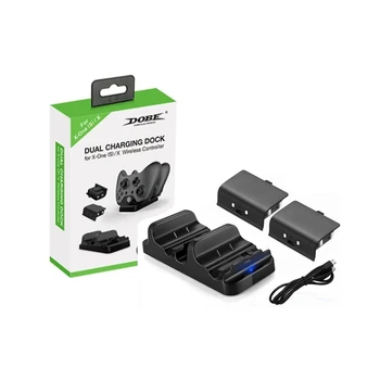 Dobe Akumulatorske Baterije Za X Box Xbox Eno S X Controller Rezervnih Nadzor Gamepad Polnilnik Za Polnjenje Predvajanje In Polnjenje Kit Dock