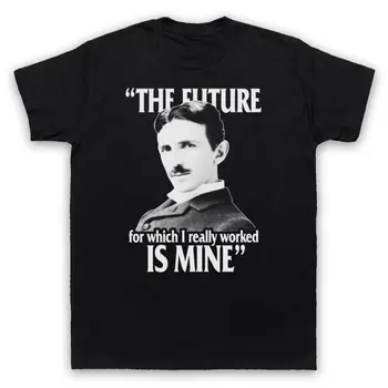 Mens T Shirt Nikola Tesla Fizika Prihodnost Je Rudnik Neuradno T Srajce
