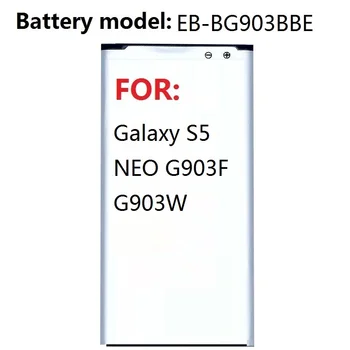 Nadomestna Baterija EB-BG903BBE Za Samsung Galaxy S5 NEO G903F G903W Pristna Baterija Telefona 2800mAh