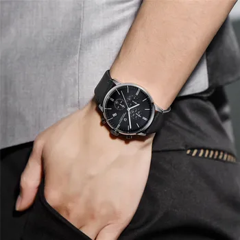 PAGANI DESIGN Mens Ure Top blagovne Znamke Luksuzni Pravega Usnja Watch Japonska VK67 Gibanje Quartz Kronograf Watch Relogio Masculino