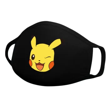 1PC Pikachu Risank Anime Pokemon obraz, usta Maske Otrok Ponovno Stroj Prah-dokaz Zaščito Otroci cosplay Maske Darila