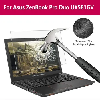Za Asus Zenbook Pro Duo Ux581gv stekla Screen Protector 0,3 MM 9H HD Jasno, Prenosnik Zaščitni Film, Kaljeno Steklo