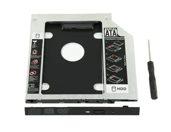 9.5 mm 2. SATA Trdi Disk HDD SSD Ohišje Caddy za HP 245 250 255 450 470 G4 G5 G6 GUD1N DVD ČUDNO