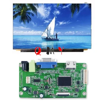 Brezplačna dostava komplet za NV140FHM-N66 NV156FHM-N4S B131HW02 V0 B156HTN03.1 HDMI + VGA LCD LED LVDS EDP Krmilnik Odbor Voznik