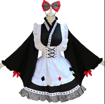 2010 Novo Lolita Cosplay Devica Obleko Za Noč Čarovnic Božični Kostum Za Ženske Dekle