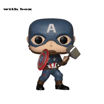 Captain America #481 POP withbox Vinil figuric PVC Igrače Za rojstni dan Darila