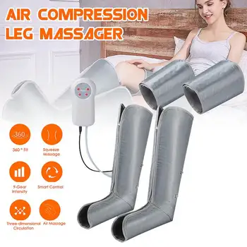 Zrak Stiskanje Stopala Massager Električni Aparati Masažo za Nog Boot Lajšanje Bolečine Stiskanje Telo Massager Blaži Mišične