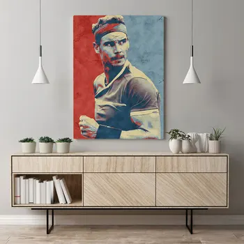Rafael Nadal hopestyle umetnost plakata Platno Wall Art Okras odtisov za življenje Otrok Otrok sobi Doma spalnica dekor slikarstvo