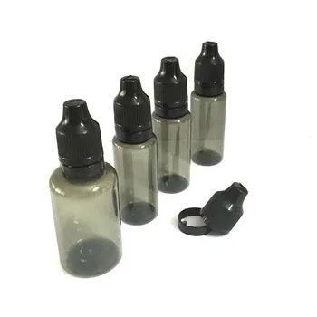 5ml 10 ml 15ml 30 ml Plastične Stisnemo nedovoljeno spreminjanje Steklenice Črna ŽIVAL Plastične Stekleničke S Kapalko Childproof Zlorabiti Očitno Skp 0C