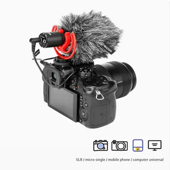 BOYA S-MM1+ / MM1 Puško Video Brezžični Mikrofon Univerzalno Snemanje Mikrofona za iPhone Pametni Fotoaparati DSLR Youtube