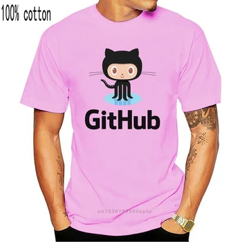 Moški Ženske Tiskanje Github Socialne Kodiranje -shirt Poletje Priložnostne O-Vratu Kratek Rokav Geek Programer -shirt