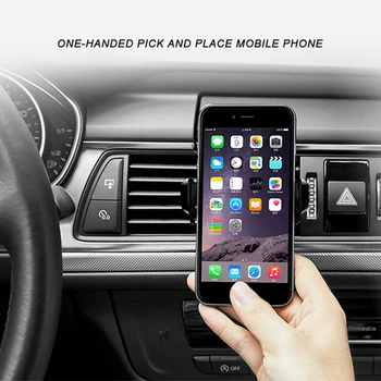 Avto Nosilec za Telefon Za iPhone 8 X 6 7 XS Max XR Zraka Vent Nosilec Avto Nosilec 360-Stopinjski Ratotable GPS Podporo Mobilni Telefon Stojalo