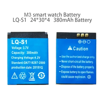 OCTelect M3 pametno gledati 380mAh baterija za M3 pametno gledati telefon LQ-S1 z Visoko zmogljivostjo, visoko kakovost baterije