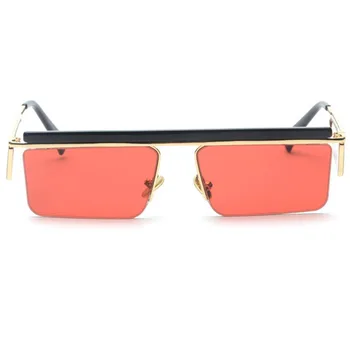 80 kvadratnih okvir tonirana črna sončna očala kovinsko retro odtenkih za ženske znane blagovne znamke ženska očala slaven rihana očala UV