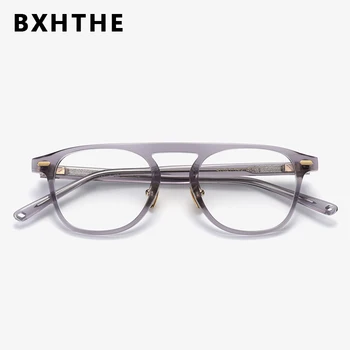 2020 New Visoke Kakovosti Acetat Očal Okvir Moških Luksuzne Blagovne Znamke Kratkovidnost Očala Ženske Optični Recept Očala Okvirji Moški