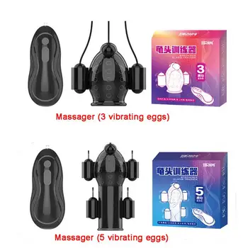 Moški Glavice Penisa Vibrator Penis Massager Užitek Enchancing Seks, Samozadovoljevanje Igrača
