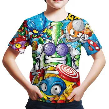 Fantje, Dekleta Obleke Tshirts Super Zings Serie 4 T-Shirt 2020 Poletje Baby Boy Camisetas Otroci T Shirt Superzings Otrok Camiseta