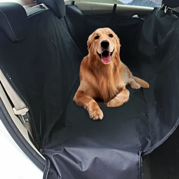Debelo Pes Prevozniki Zadaj Nazaj Nepremočljiva Ljubljenčka Psa Avto Sedeža Kritje Preproge Viseči Mreži, Z Varnostnim Pasom #1