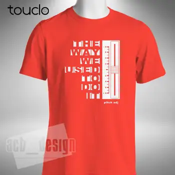 Nova Moda Tee Majica, kako Smo se Uporabljajo Za To Mens T SHIRT Vinil Narkoman Zaboj Kopač Gramofon Igrišču Poletje T-shirt