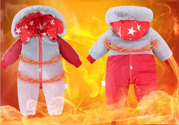 2019 Nove zimske jumpsuits vrhnjih oblačil 4 barve, otroci zimsko jakno za dekleta smučarski kombinezon , dol fantje plašč 1-4 let kombinezon toplo baby