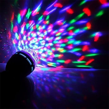 E27 Led Fazi Sijalka RGB 6W Crystal Magic Ball Žarnica, DJ KTV par Disco Luči Laser Stranka Luči Božič Projektor Stranka Disco