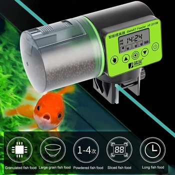 Mini Auto Ribe Napajalni Lntelligent Programabilni Nov Digitalni LCD Akvarij Tank Samodejno Hrane Razpršilnik za Varčevanje z Energijo