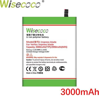 WISECOCO Baterijo 3000mAh Za Vertex Vtis Rezilo Mobilni Telefon, ki je Na Zalogi, Visoke Kakovosti +Številko za Sledenje