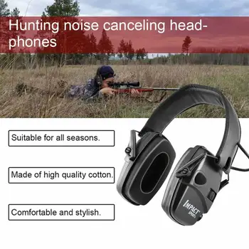 Elektronski Streljanje Earmuff Prostem Anti-Vpliv na hrup Zvok Slušalke Taktično Sluha Zaščitne Slušalke