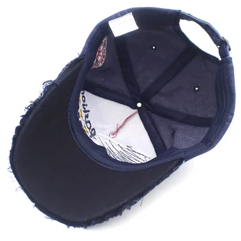 Ditpossible vezenje črke vrnitev žoge klobuki za moške in ženske oprati obliž bombaž baseball caps nova