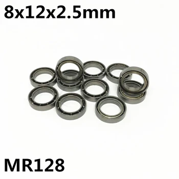 10Pcs MR128 L-1280 678 odprite 8x12x2.5 mm Globoko groove žogo nosijo Mini nosijo Visoke kakovosti SMR128K SMR128