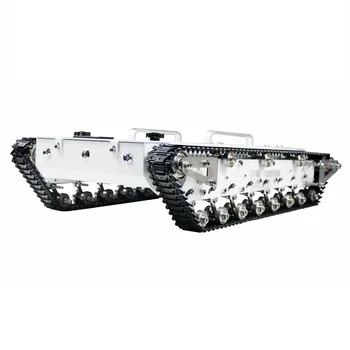 WT600S Sestaviti Robot 50x33x11cm Tank Ohišje Kovinsko RC Off-Road Sledi Tank Avtomobila w/ Prekinitev / Daljinski Nadzorni Sistem