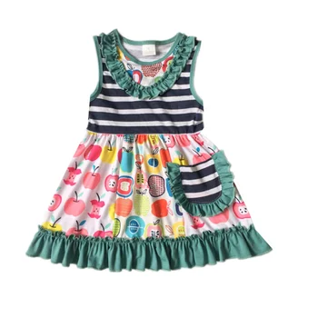 2020 Novo Poletno Otroci Obleko Baby Dekleta Nazaj v šolo festival Otroci Oblačila Princesa Stranka Obleko Lepo Otrok, Dekleta Obleke