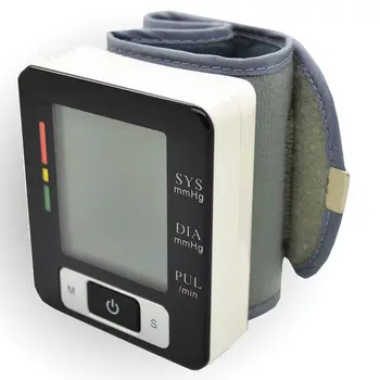 LCD Samodejni Digitalni Zapestje Hlačnice Krvni Tlak Spremlja Srčni Utrip Stopnja Pulz Meter Tonometer Sfigmomanometri