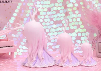 DIY Živali Duha Jelena Elk Risanka Obrti Ljubka Akcijska Slika Pink Girl Smolo Model, Igrače, Avto Dom Tabela Dekoracijo Ornament Lutka