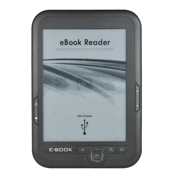 6 Inch 16GB Ebook Reader E-Ink Zaslon E Knjige Svetlobe Eink Sn E-Knjige, E-Ink E-Bralnik MP3 z ohišjem, WMA, PDF, HTML